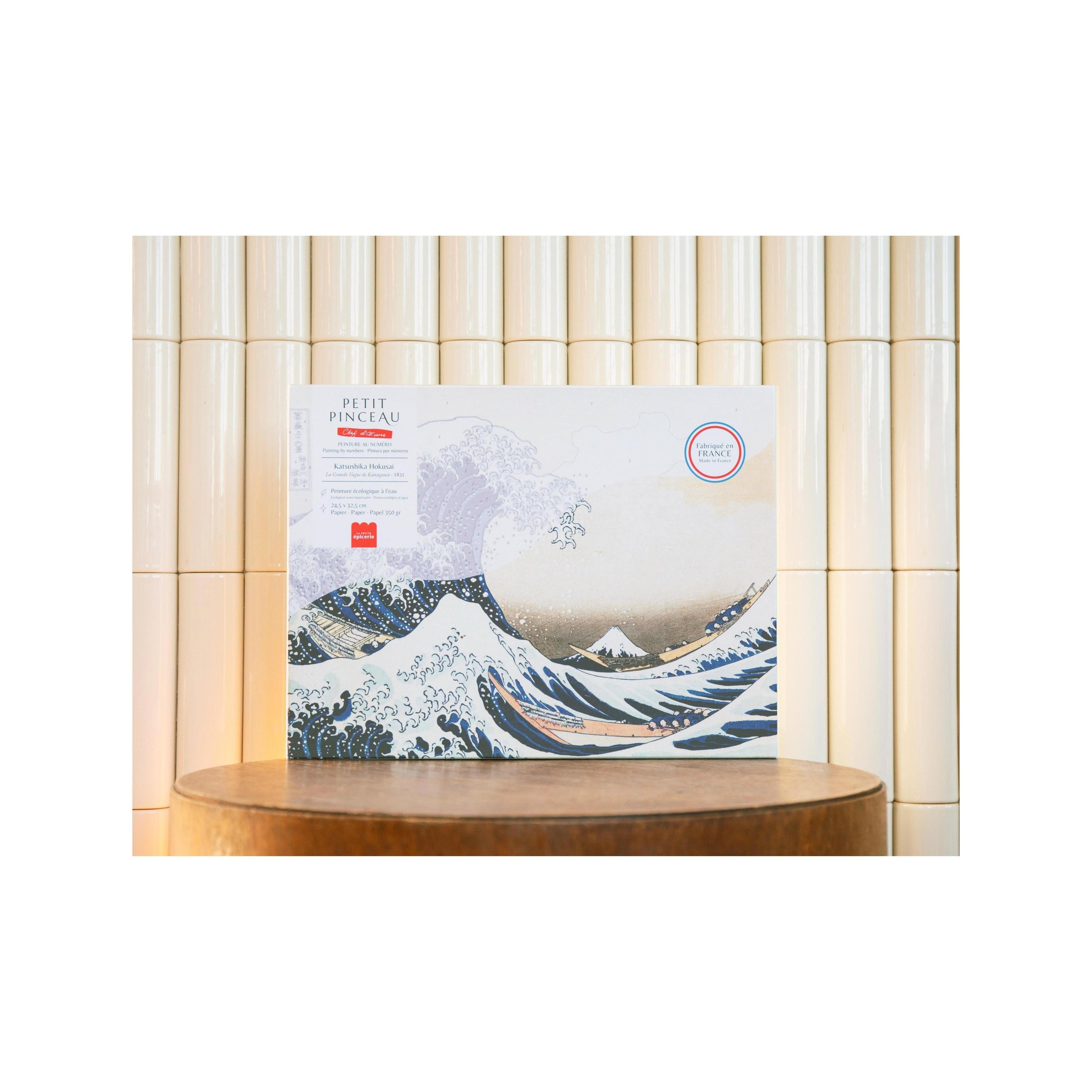 Paint By Number Box - Small Brush - The Great Wave Off Kanagawa, Katsushika Hokusai