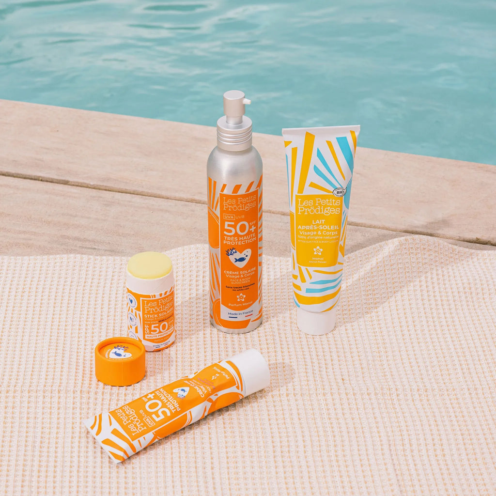 crème solaire visage et corps haute protection SPF50+ clean et responsable 