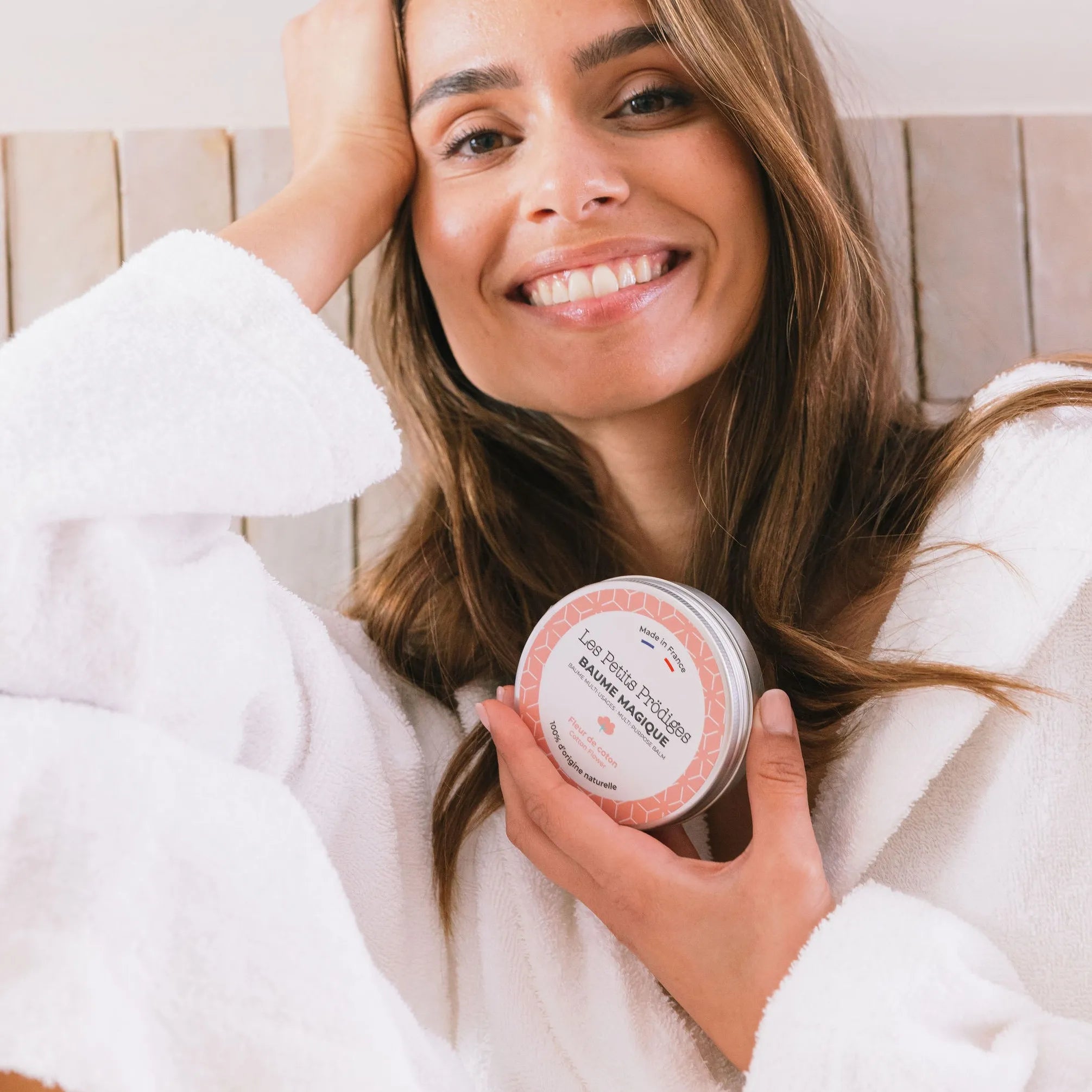 baume magique fleur de coton, soin 10 en 1 100% d'origine naturelle