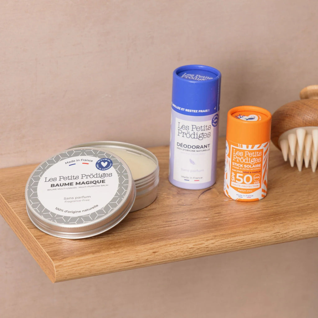 Trio de produits naturels pour les femmes enceintes