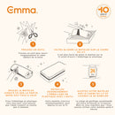 Pack - Lit Cocoon Plus - Avec Tête De Lit + Matelas Hybride Premium II + Protège Matelas