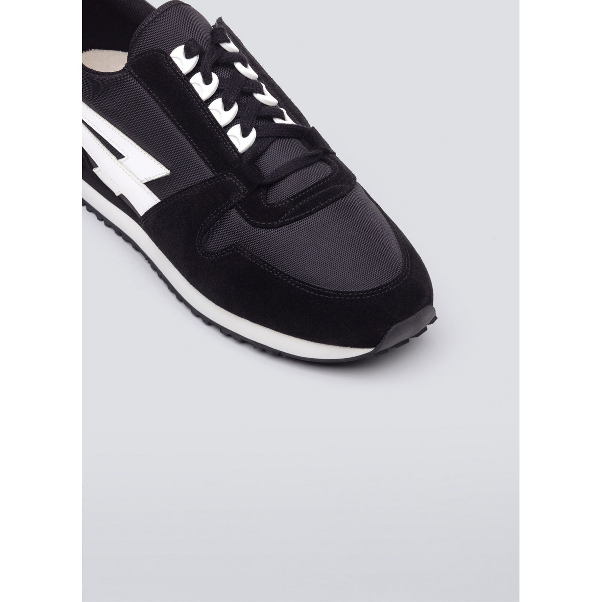 Zapatillas Running - Blanco Y Negro