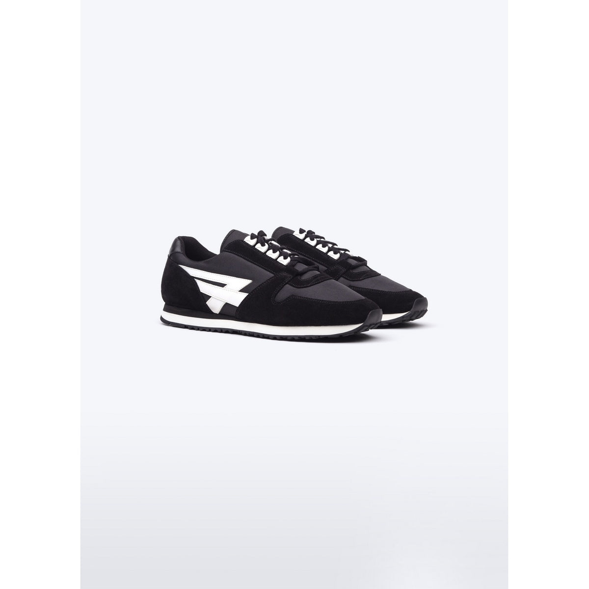 Zapatillas Running - Blanco Y Negro