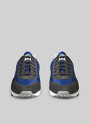 Fursac - Sneakers En Daim Et Nylon Bleues Et Grises - Faience