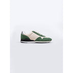 Fursac - Sneakers En Daim Et Nylon - Vert Bouteille - Homme