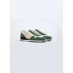 Fursac - Sneakers En Daim Et Nylon - Vert Bouteille - Homme