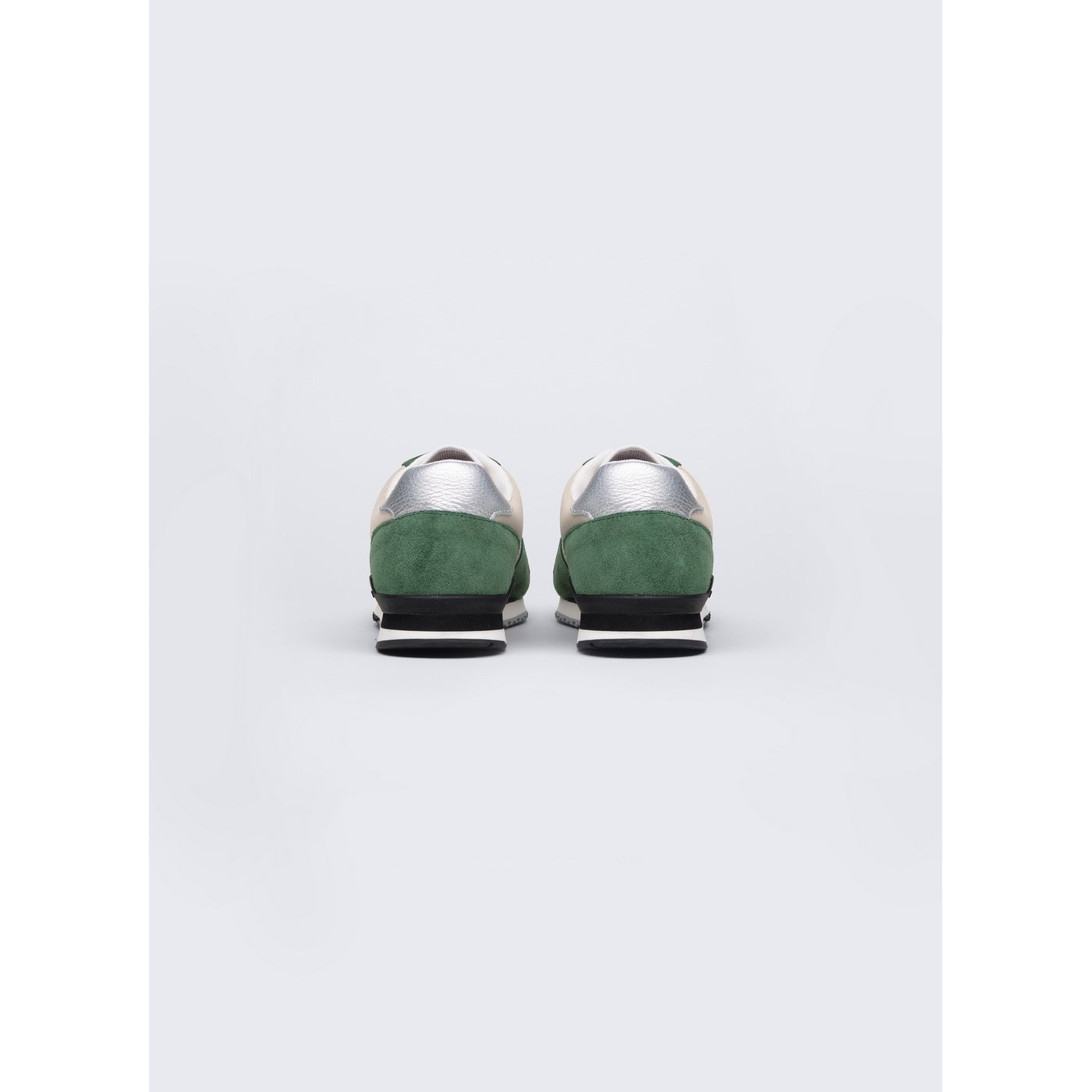 Fursac - Sneakers En Daim Et Nylon - Vert Bouteille - Homme