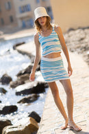 Jupe Lima Crochet Blue