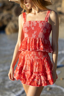 Top Coco Flower Red