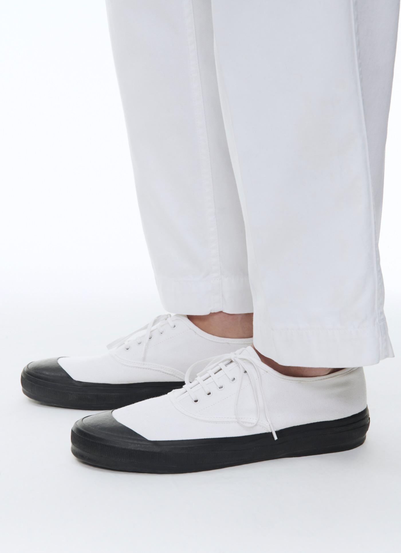 Fursac - Zapatillas deportivas de lona de algodón blanco - Blanco - Hombre