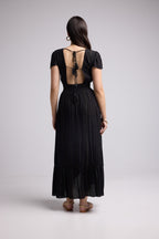 Robe Longue - Luana - Noir
