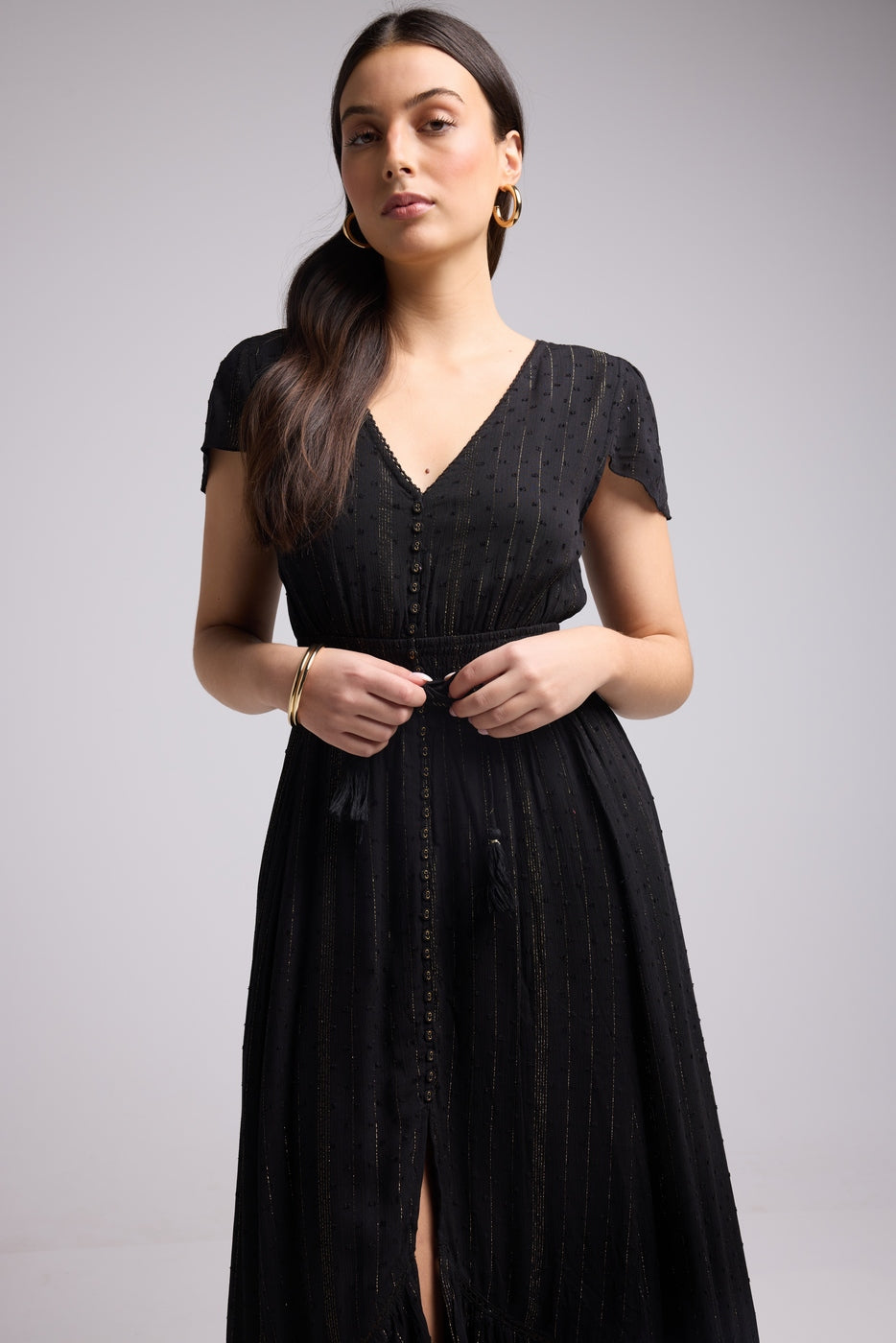 Vestido Largo - Luana - Negro
