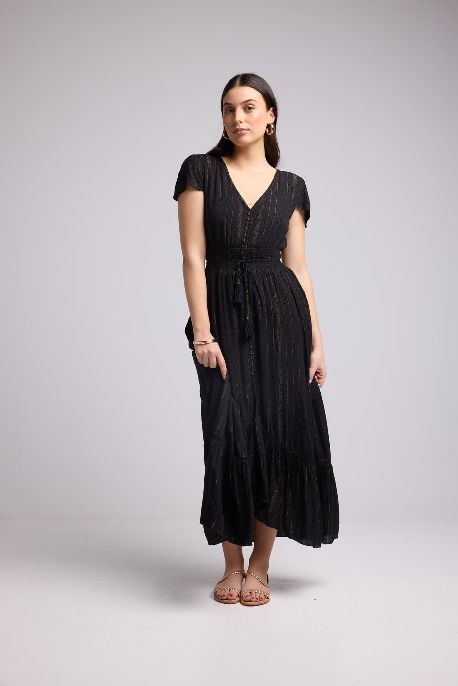 Vestido Largo - Luana - Negro