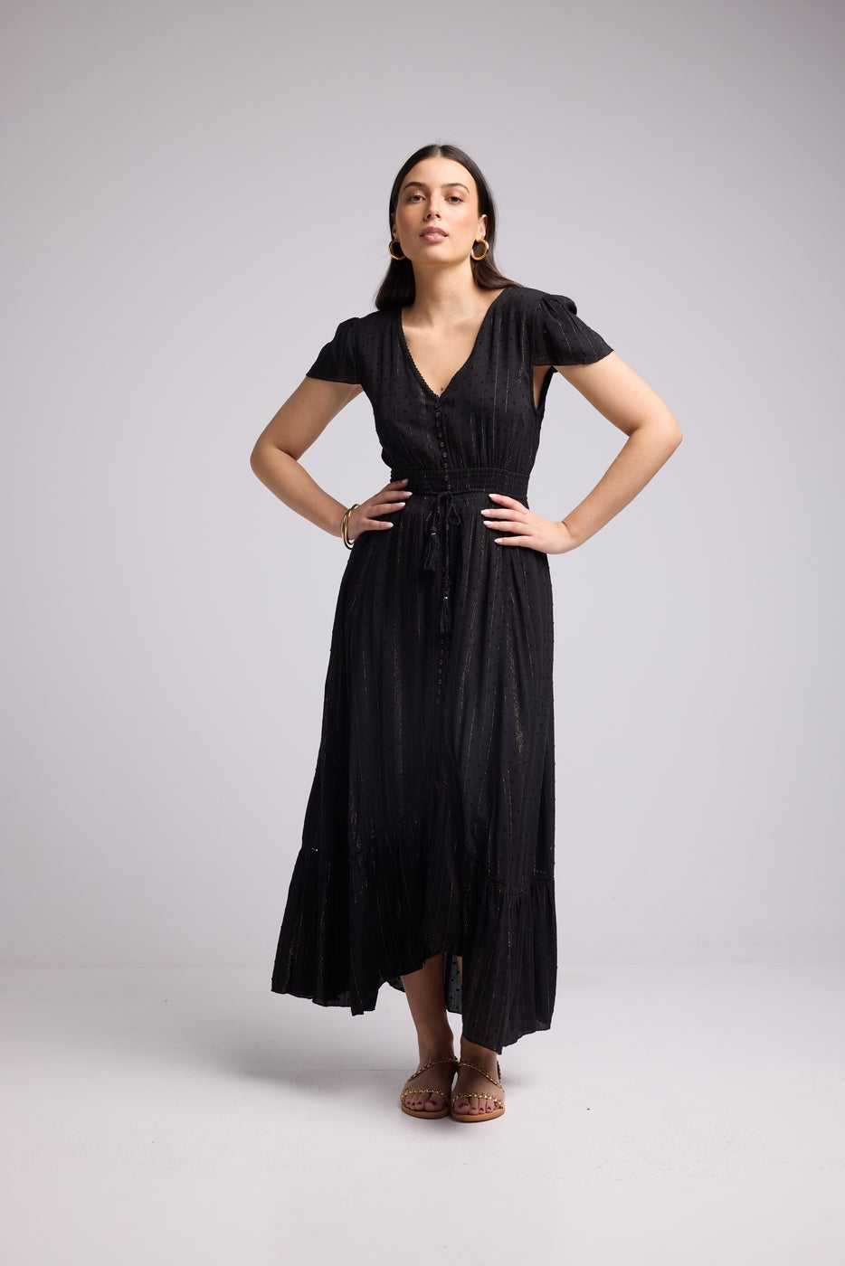 Vestido Largo - Luana - Negro