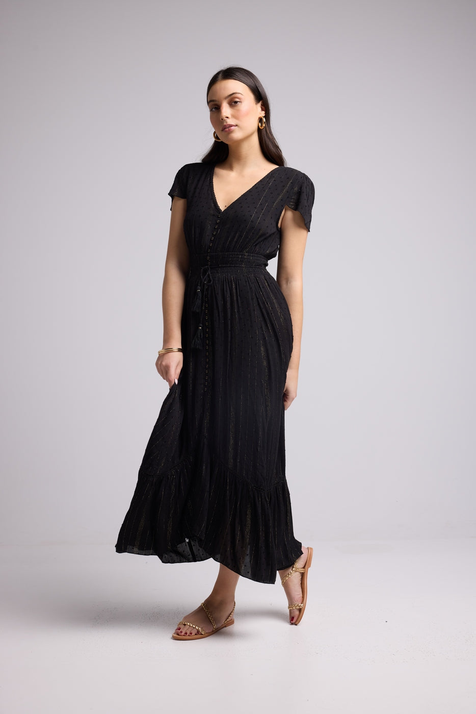 Vestido Largo - Luana - Negro