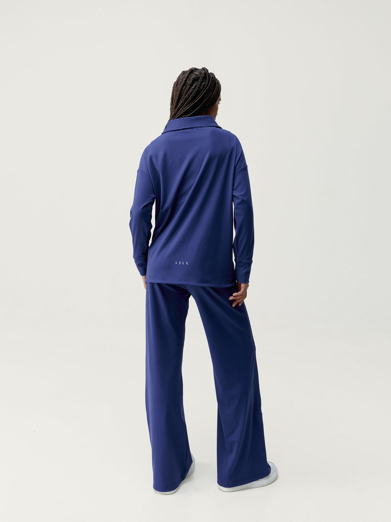 Sweatshirt Lua Polo - Next Blue - Femme