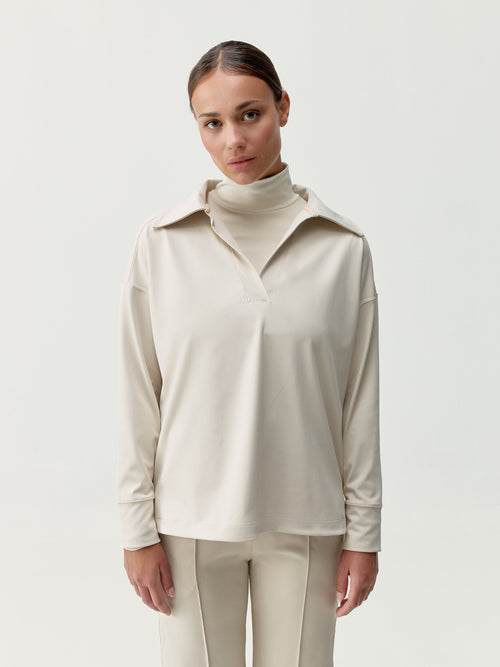 Sweatshirt Lua Polo - Winter Ecru - Femme
