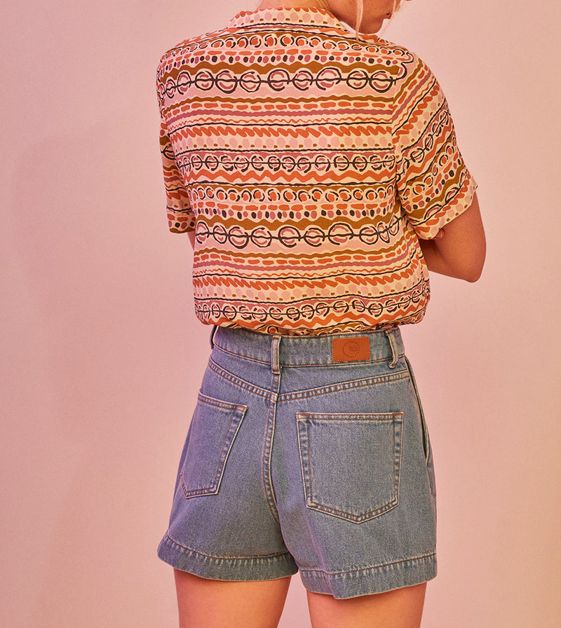 Pantalón corto Luca - Azul claro