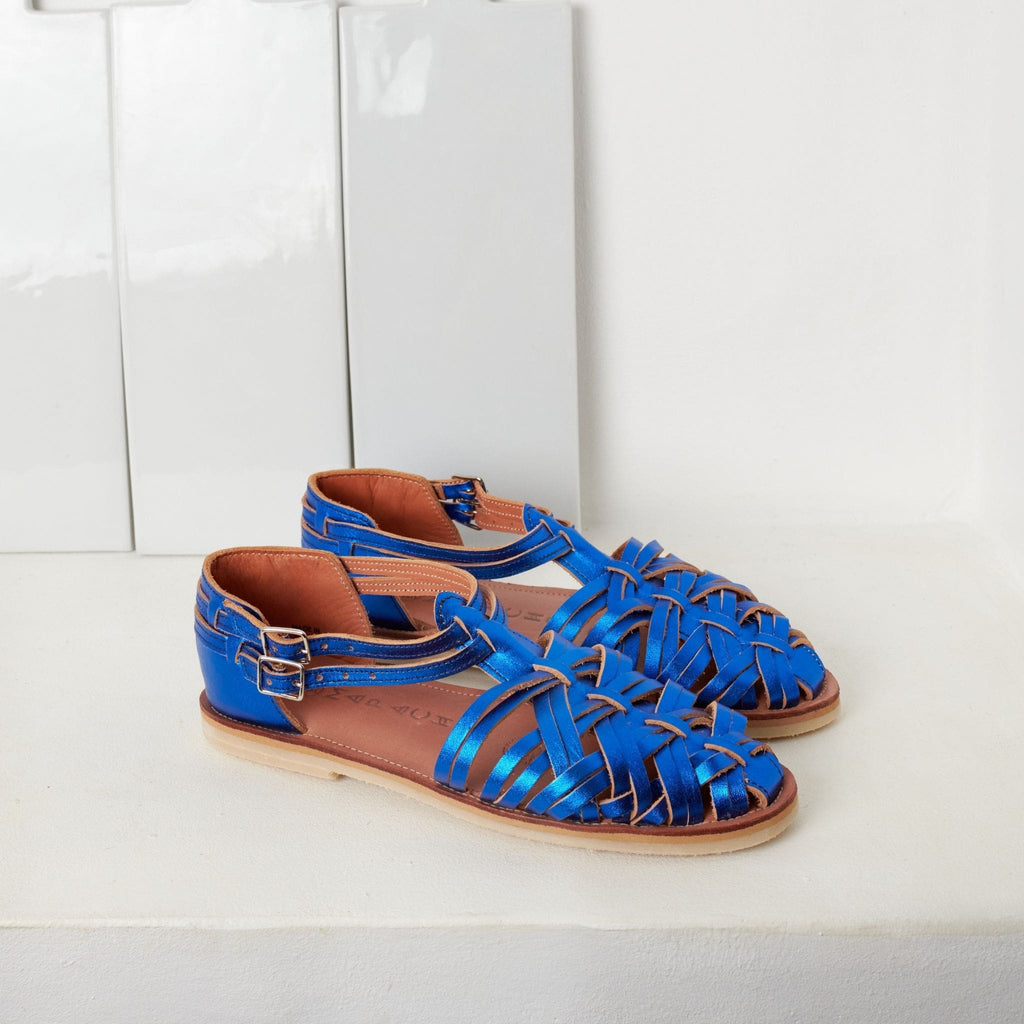 Huaraches Lucia - Azul Llamativo