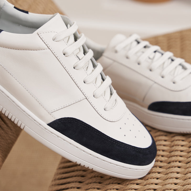 Sneakers L'Homme Lucide Daim Bleu Marine