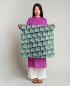 Square Scarf - Split Navy