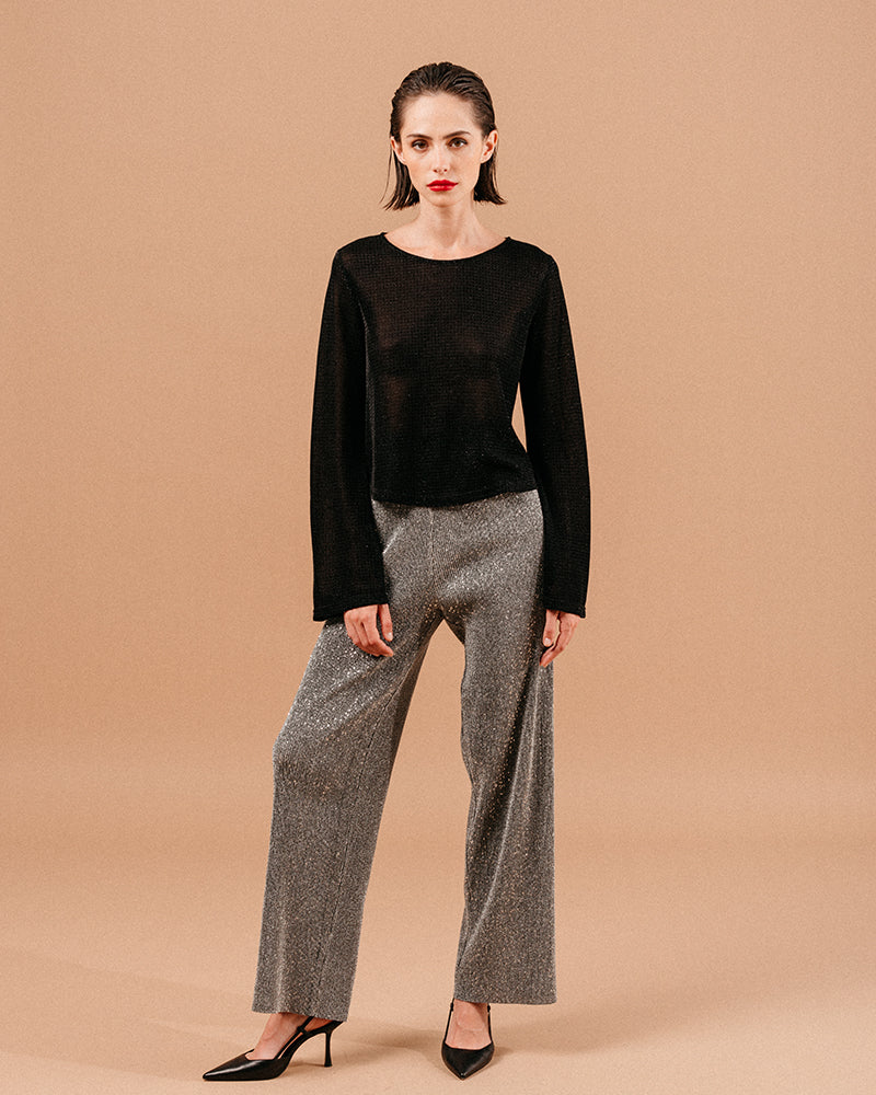 Blusa Lucky - Plateada