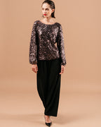 Blusa Ludmila - chocolate