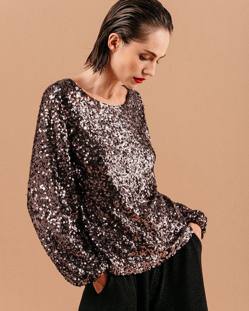 Blusa Ludmila - chocolate