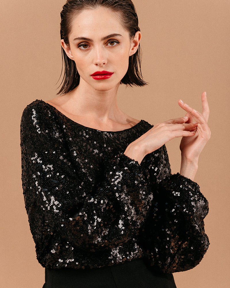 Ludmila blouse - Black
