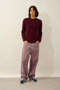 Round-Neck Jumper - Luffy - Mulberry