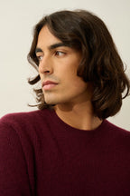 Round-Neck Jumper - Luffy - Mulberry