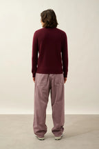Round-Neck Jumper - Luffy - Mulberry