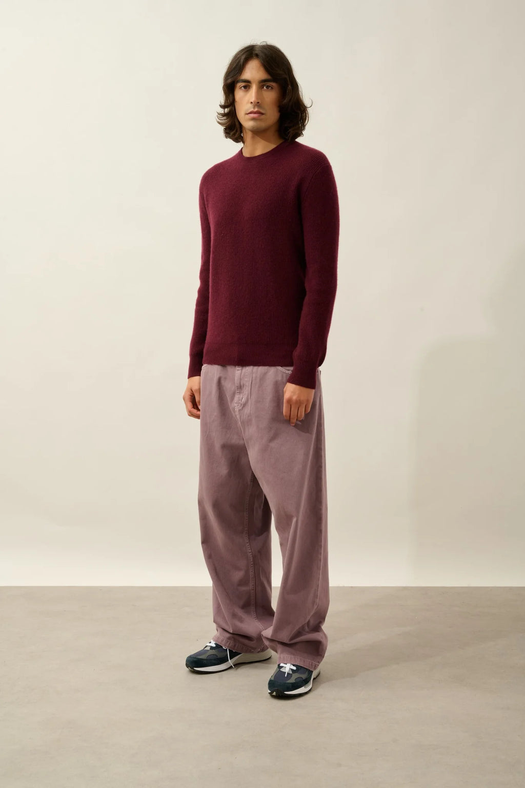 Round-Neck Jumper - Luffy - Mulberry
