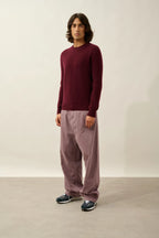 Round-Neck Jumper - Luffy - Mulberry