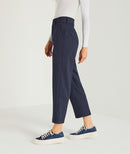 Reiko - Straight Luis Fancy H23 Jeans - Dark Navy Striped - Woman