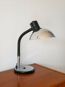 Lampe De Bureau Orientable En Métal Chromé - Aluminor - Design - 1970