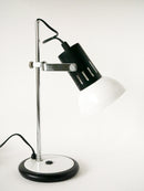 Lampe De Bureau Articulée En Métal Laqué Blanc - Pivotante - Design - 1970