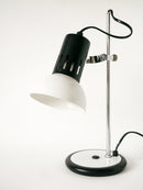 Lampe De Bureau Articulée En Métal Laqué Blanc - Pivotante - Design - 1970