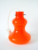 Suspension En Opaline Orange - Design - 1970