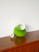 Suspension En Opaline - Vert Pomme - Mushroom - Design - 1970