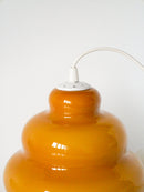 Suspension En Opaline - Jaune - Bubble - Design - 1970