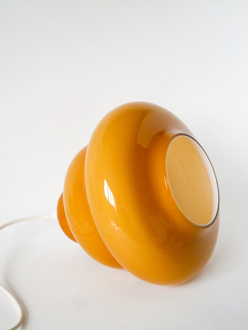 Suspension En Opaline - Jaune - Bubble - Design - 1970