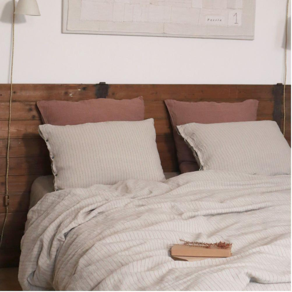 Washed Linen Duvet Cover - Luna - Terracotta