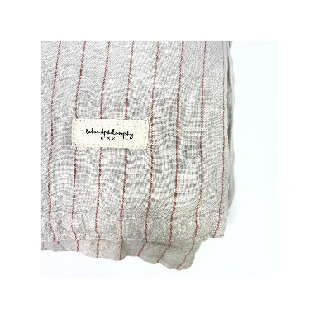 Washed Linen Duvet Cover - Luna - Terracotta
