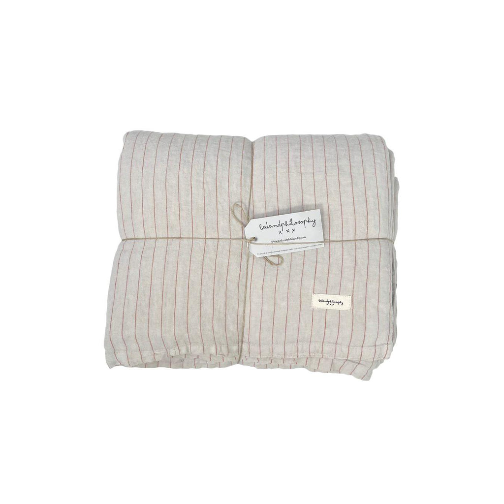 Washed Linen Duvet Cover - Luna - Terracotta
