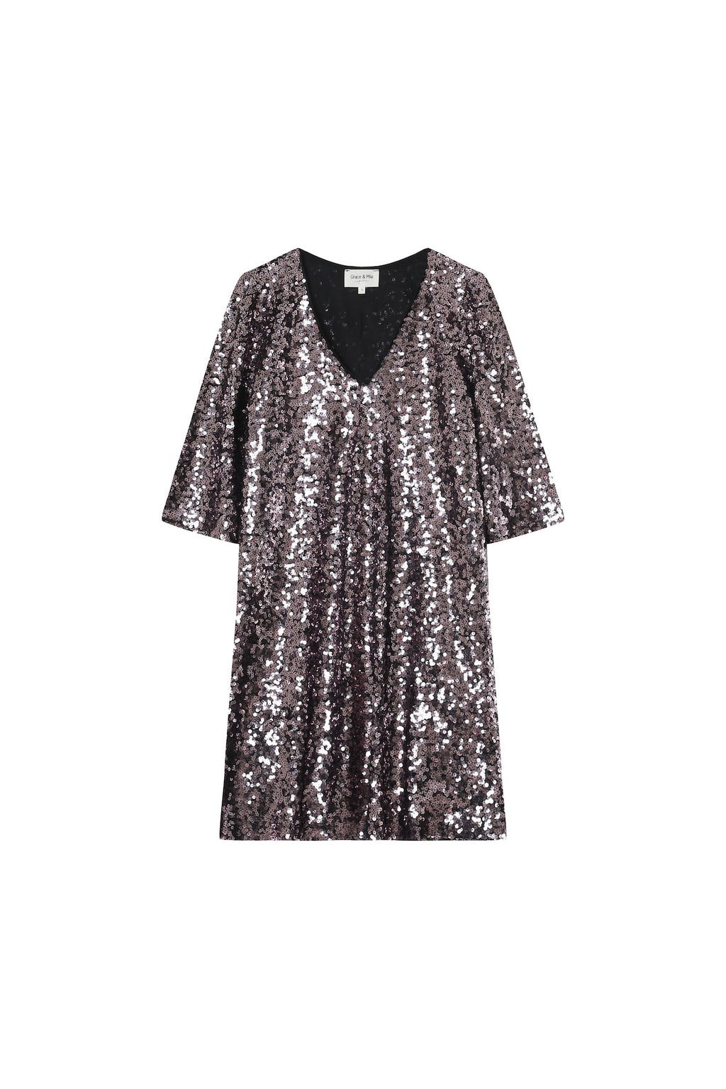 Lune short dress - Chocolate