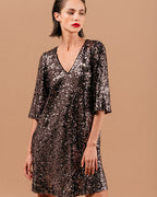 Lune short dress - Chocolate