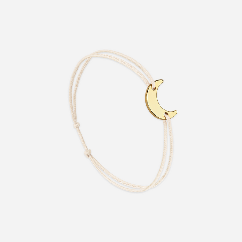 Bracelet Lune Blanc - Blanc