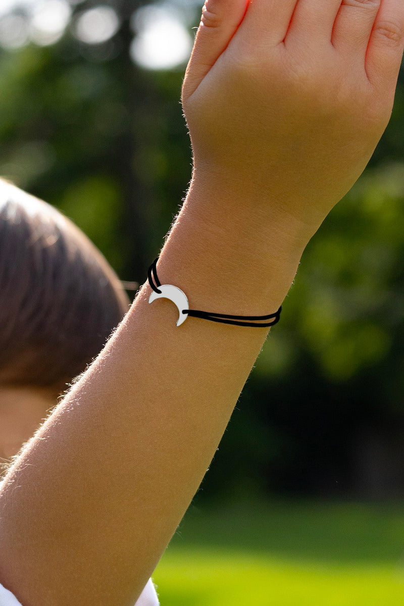 Bracelet Lune Noir - Noir