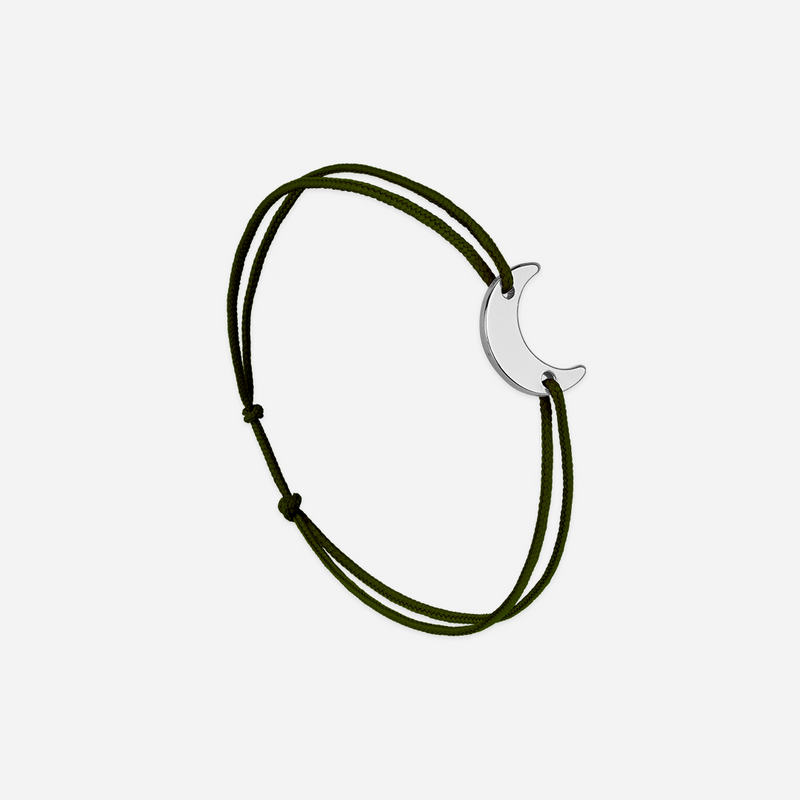 Bracelet Lune Kaki - Kaki